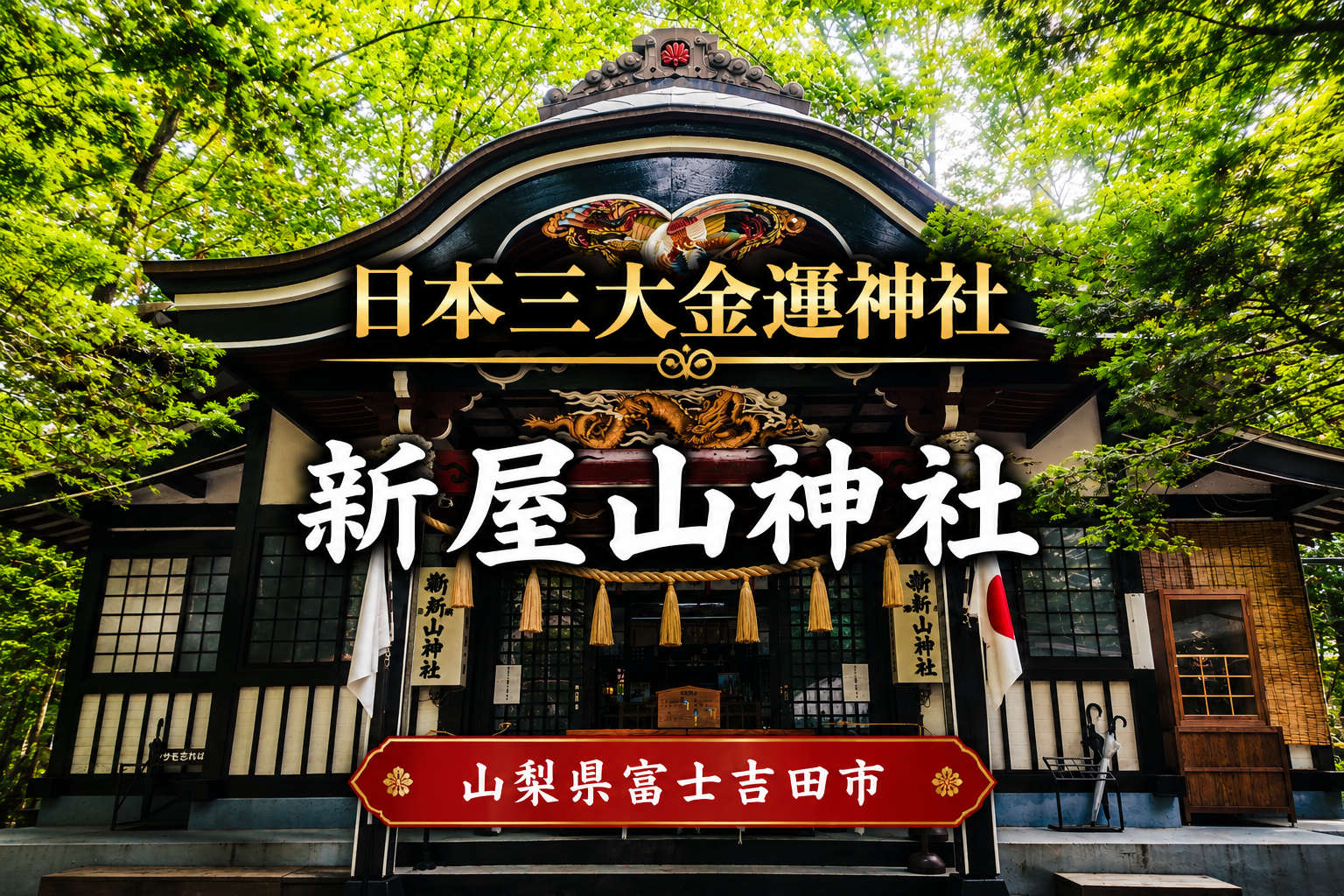 新屋山神社｜日本三大金運神社として知られる山梨県富士吉田市の神社