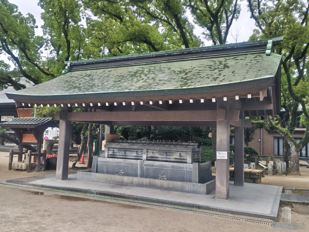 筥崎宮の手水舎