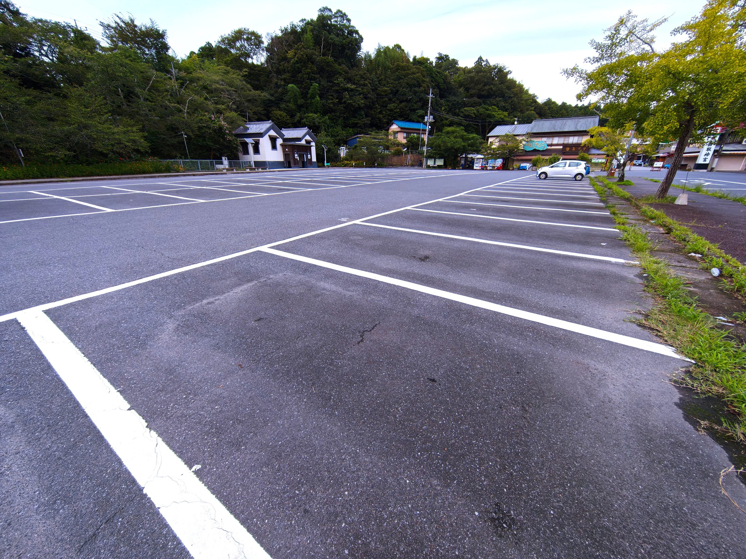 香取神宮の第１駐車場