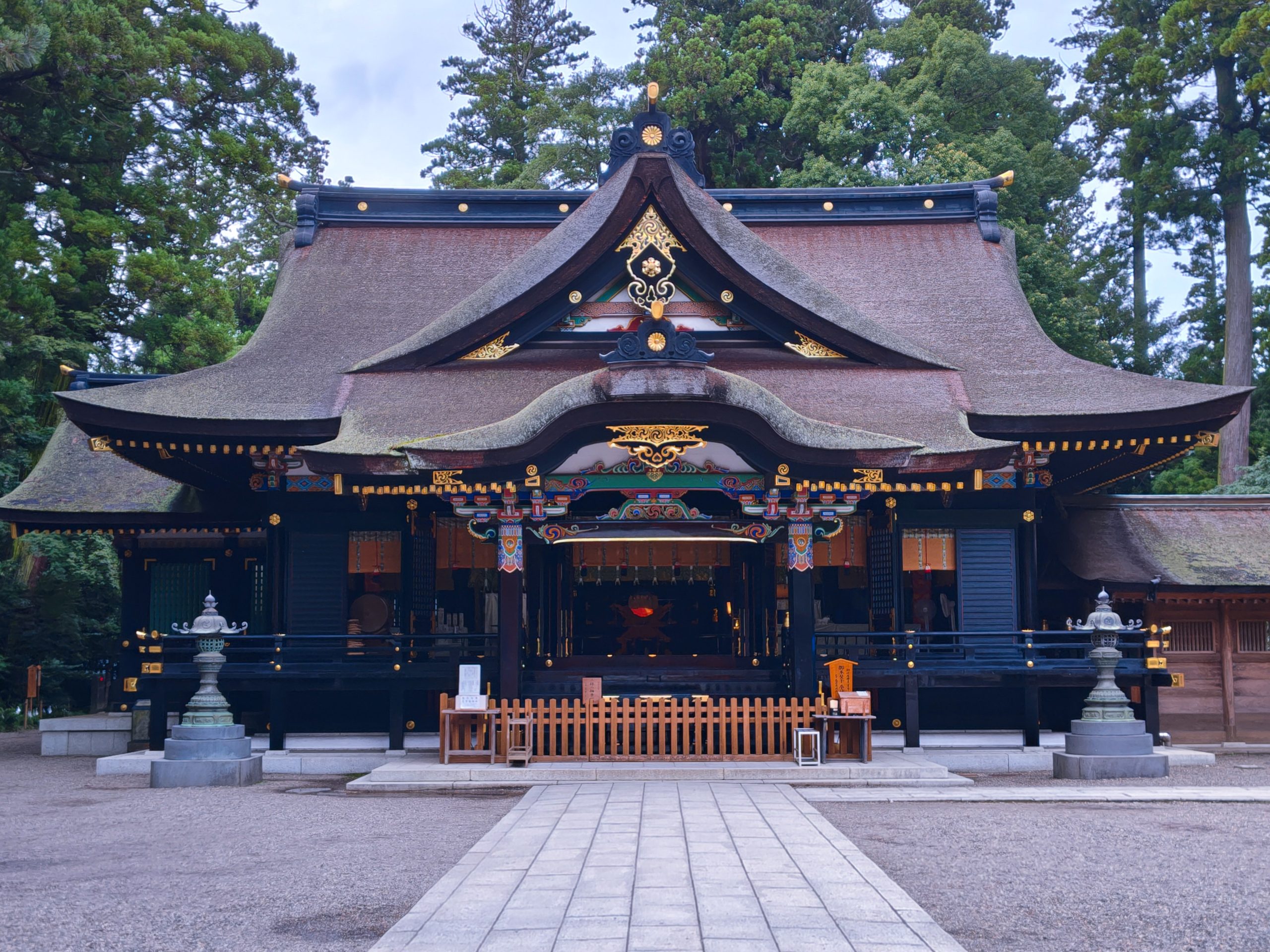 香取神宮の拝殿・正面