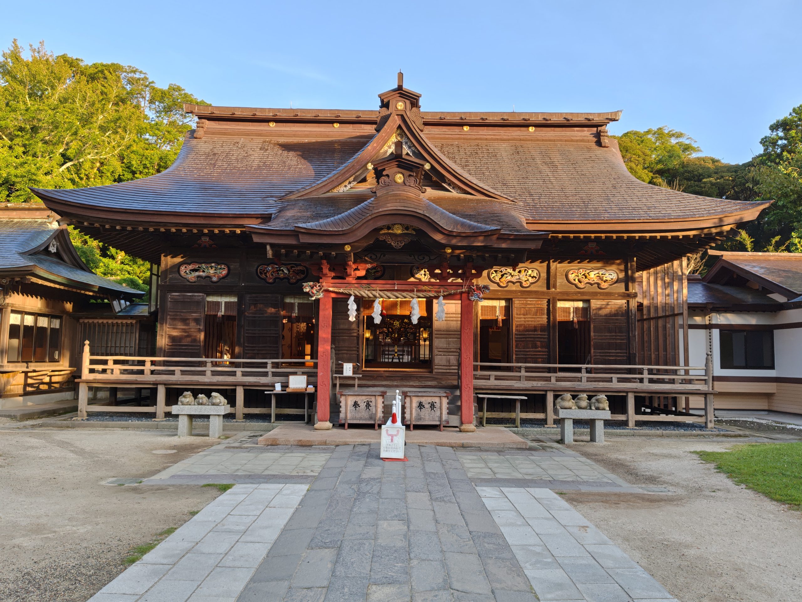 大洗磯前神社の拝殿