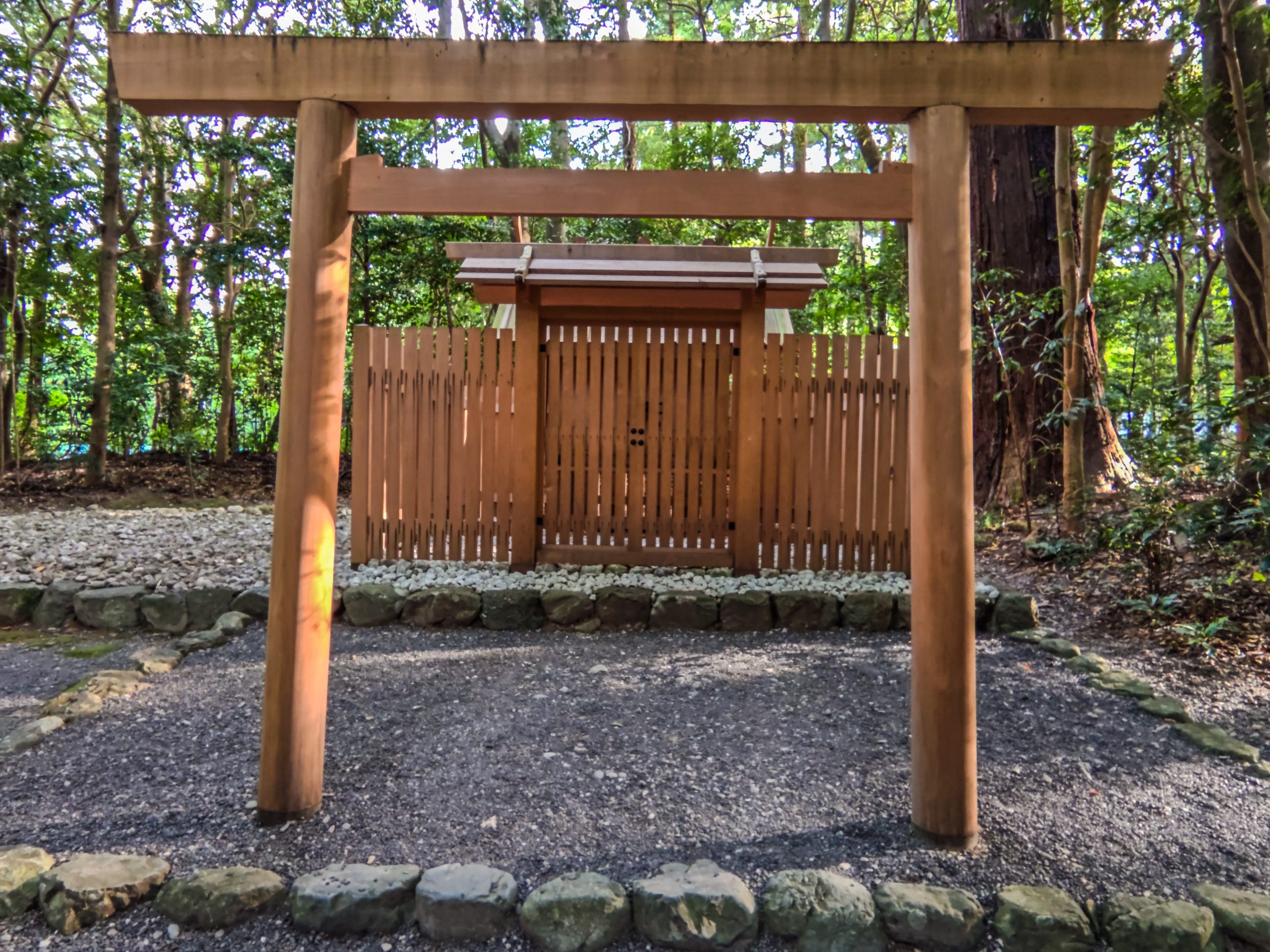 外宮の度会国御神社(正面)