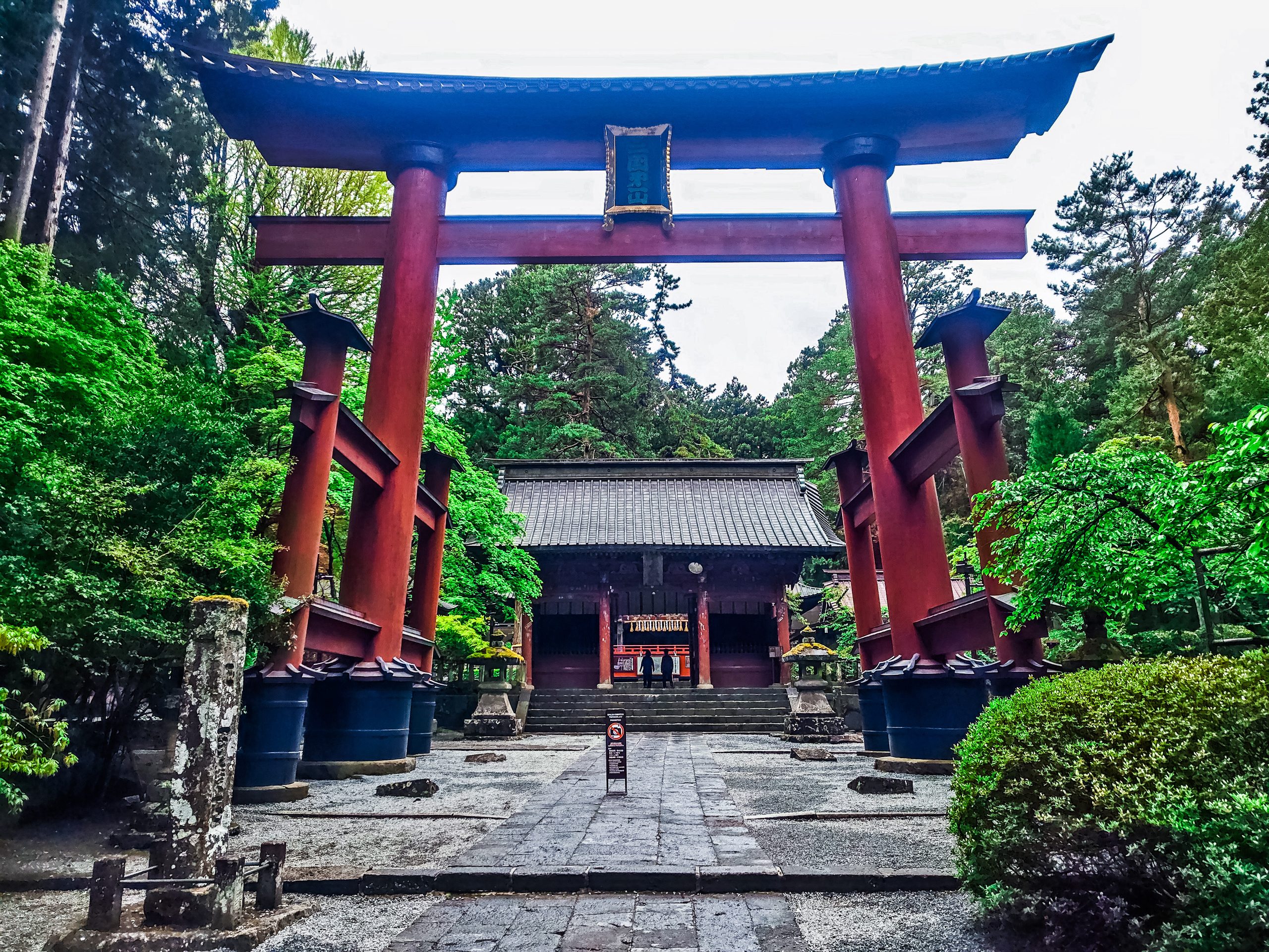北口本宮冨士浅間神社の鳥居