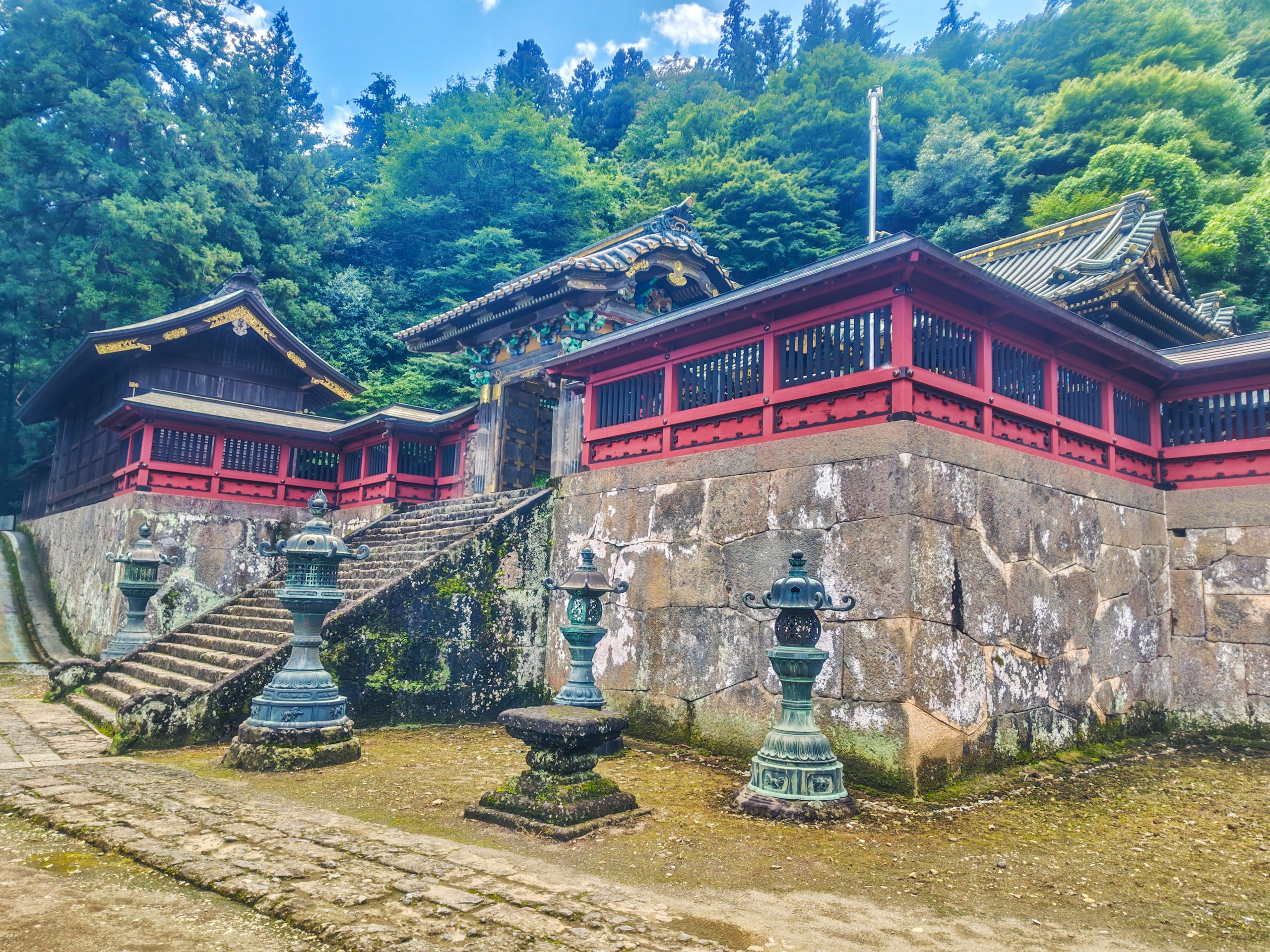 妙義神社・唐門前の見晴らし台