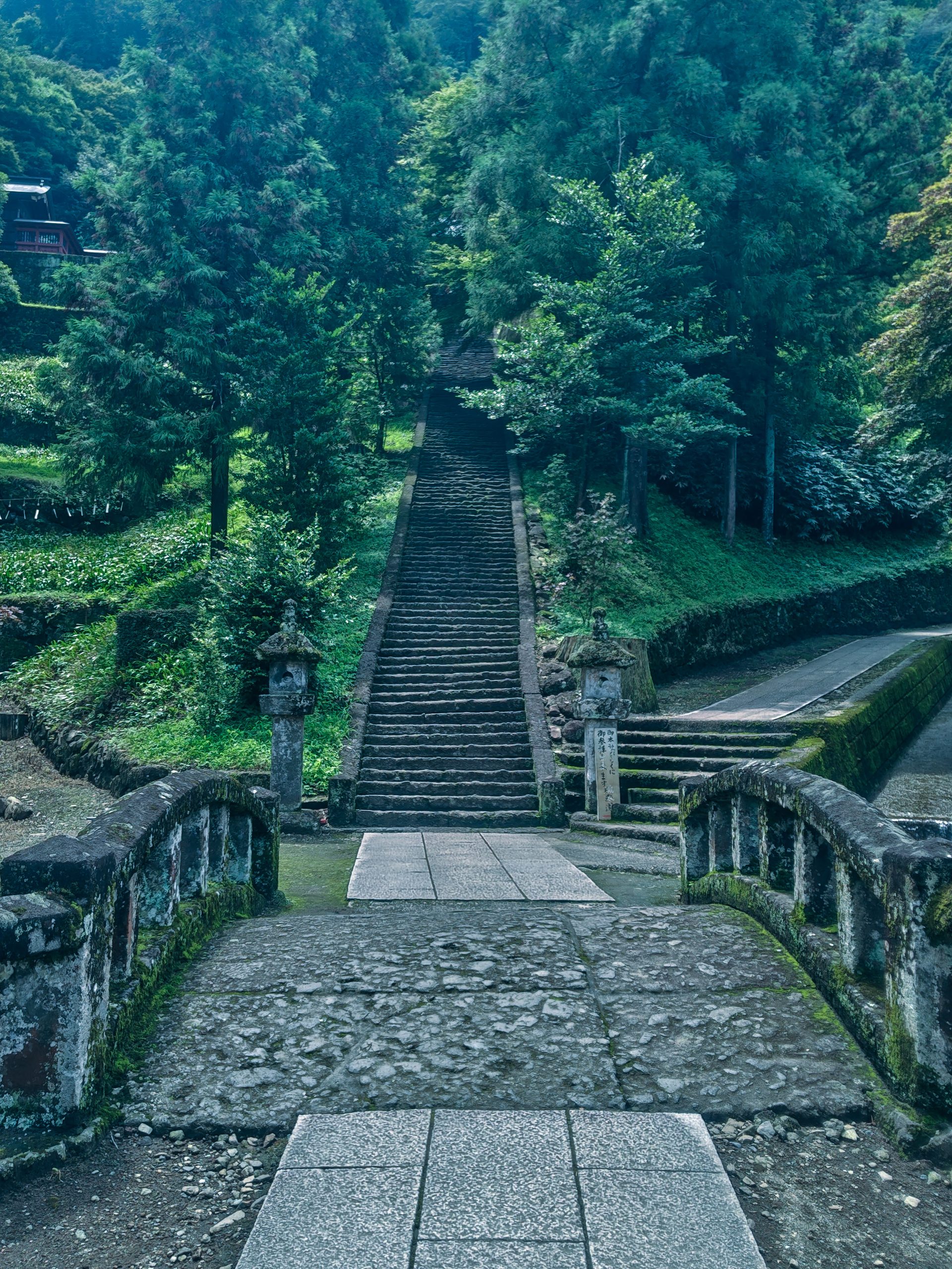 妙義神社の太鼓橋と男坂