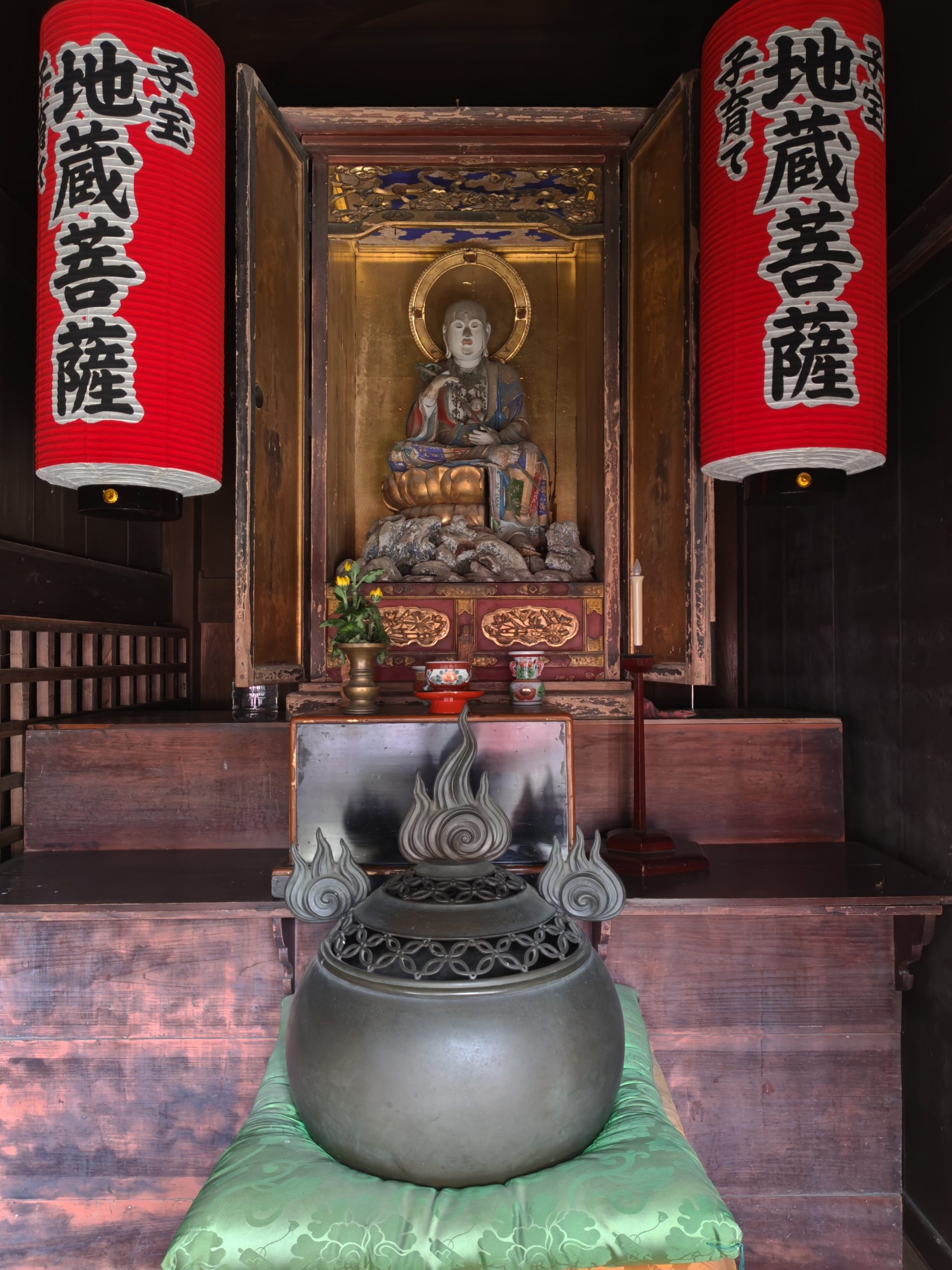 豊川稲荷：景雲門の地蔵菩薩